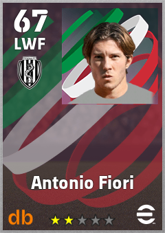 Antonio Fiori — LWF, OVR 67, MAX 67