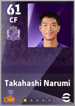 Takahashi Narumi — CF, OVR 61, MAX 61