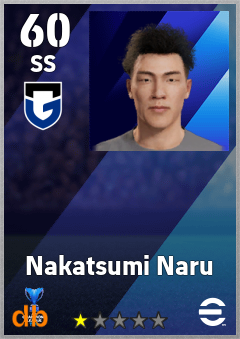 Nakatsumi Naru — SS, OVR 60, MAX 60