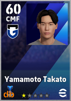 Yamamoto Takato — CMF, OVR 60, MAX 60