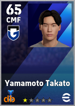 Yamamoto Takato — CMF, OVR 65, MAX 65