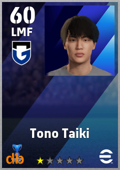 Tono Taiki — LMF, OVR 60, MAX 60
