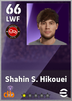 Shahin S. Hikouei — LWF, OVR 66, MAX 66