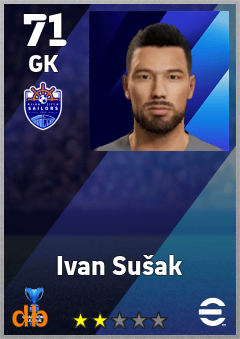 Ivan Sušak — GK, OVR 71, MAX 71