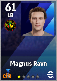 Magnus Ravn — LB, OVR 61, MAX 61