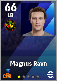 Magnus Ravn — LB, OVR 66, MAX 66