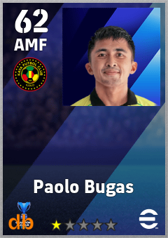 Paolo Bugas — AMF, OVR 62, MAX 62