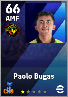 Paolo Bugas — AMF, OVR 66, MAX 66