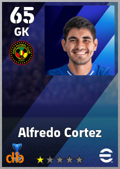 Alfredo Cortez — GK, OVR 65, MAX 65