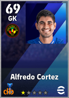 Alfredo Cortez — GK, OVR 69, MAX 69