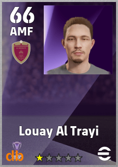 Louay Al Trayi — AMF, OVR 66, MAX 66