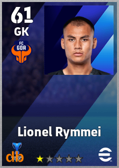 Lionel Rymmei — GK, OVR 61, MAX 61