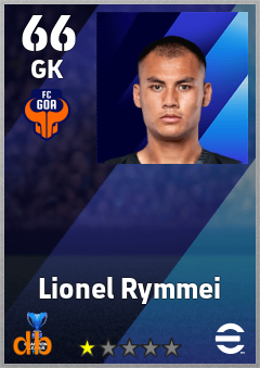 Lionel Rymmei — GK, OVR 66, MAX 66