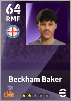 Beckham Baker — RMF, OVR 64, MAX 64
