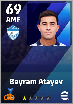Bayram Atayev — AMF, OVR 69, MAX 69