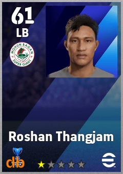 Roshan Thangjam — LB, OVR 61, MAX 61