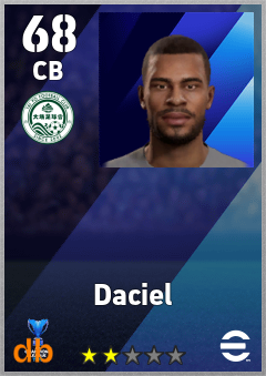Daciel — CB, OVR 68, MAX 68