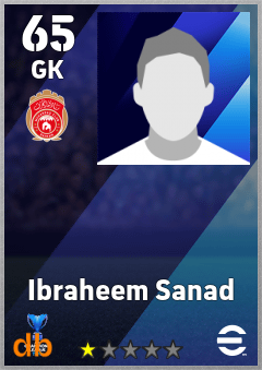 Ibraheem Sanad — GK, OVR 65, MAX 65