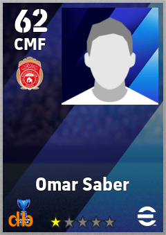 Omar Saber — CMF, OVR 62, MAX 62