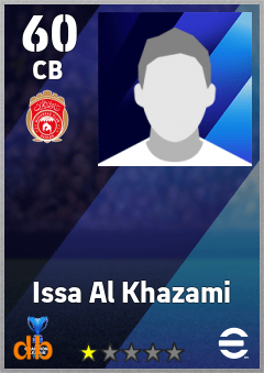 Issa Al Khazami — CB, OVR 60, MAX 60