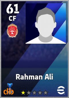 Rahman Ali — CF, OVR 61, MAX 61
