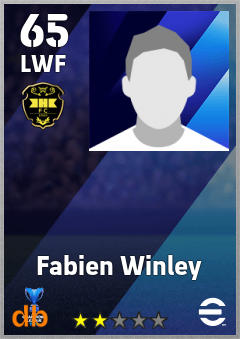 Fabien Winley — LWF, OVR 65, MAX 65