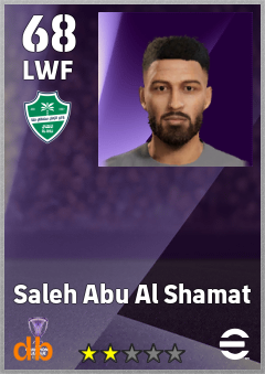 Saleh Abu Al Shamat — LWF, OVR 68, MAX 68
