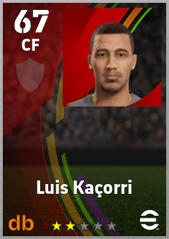 Luis Kaçorri — CF, OVR 67, MAX 67