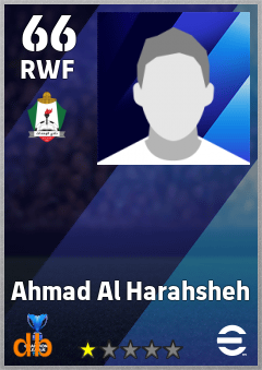 Ahmad Al Harahsheh — RWF, OVR 66, MAX 66