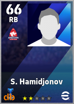 S. Hamidjonov — RB, OVR 66, MAX 66