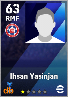 Ihsan Yasinjan — RMF, OVR 63, MAX 63