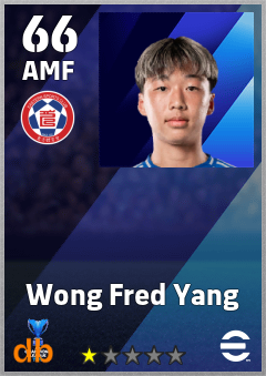 Wong Fred Yang — AMF, OVR 66, MAX 66