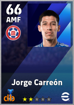 Jorge Carreón — AMF, OVR 66, MAX 66