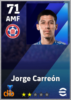 Jorge Carreón — AMF, OVR 71, MAX 71