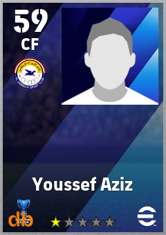 Youssef Aziz — CF, OVR 59, MAX 59