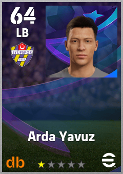 Arda Yavuz — LB, OVR 64, MAX 64