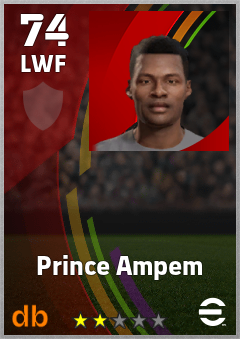 Prince Ampem eFootball player card