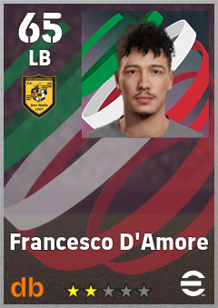 Francesco D'Amore — LB, OVR 65, MAX 65