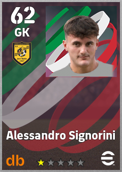Alessandro Signorini — GK, OVR 62, MAX 62