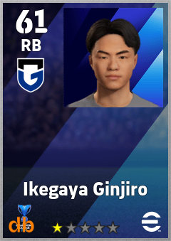 Ikegaya Ginjiro eFootball player card