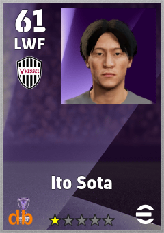 Ito Sota — LWF, OVR 61, MAX 61