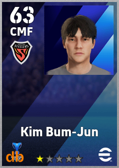 Kim Bum-Jun — CMF, OVR 63, MAX 63