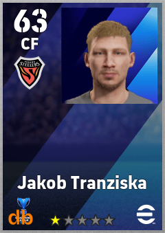 Jakob Tranziska — CF, OVR 63, MAX 63