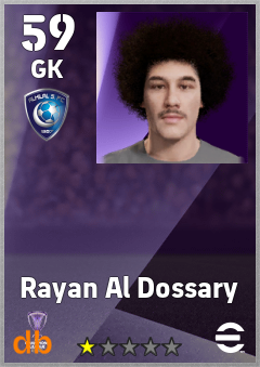 Rayan Al Dossary — GK, OVR 59, MAX 59