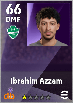 Ibrahim Azzam — DMF, OVR 66, MAX 66