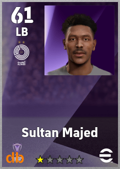 Sultan Majed — LB, OVR 61, MAX 61