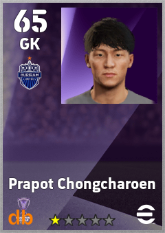 Prapot Chongcharoen — GK, OVR 65, MAX 65