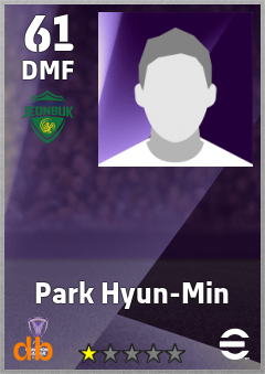 Park Hyun-Min — DMF, OVR 61, MAX 61