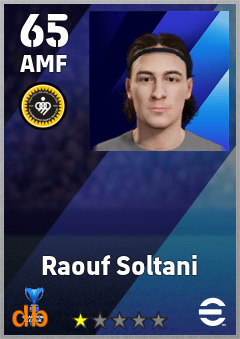 Raouf Soltani — AMF, OVR 65, MAX 65