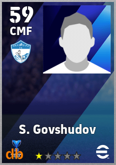 S. Govshudov — CMF, OVR 59, MAX 59